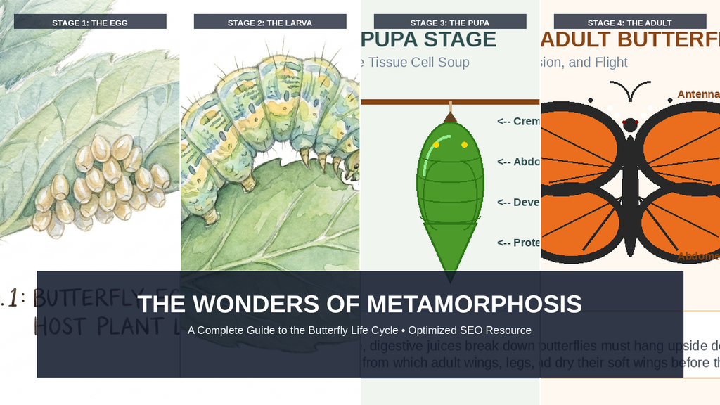 THE WONDERS OF METAMORPHOSIS: A Complete Guide to the Butterfly Life Cycle