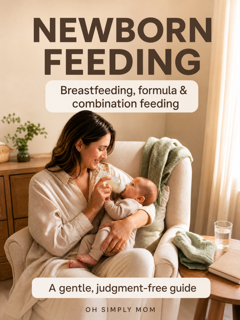 Newborn feeding and baby registry essentials for first-time parents