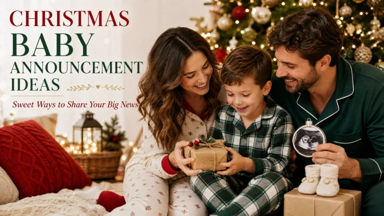 Christmas Baby Announcement Ideas