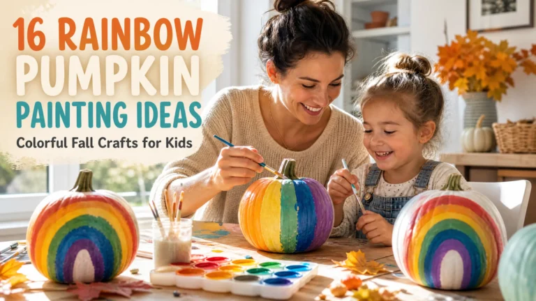 Rainbow Pumpkin Painting Ideas
