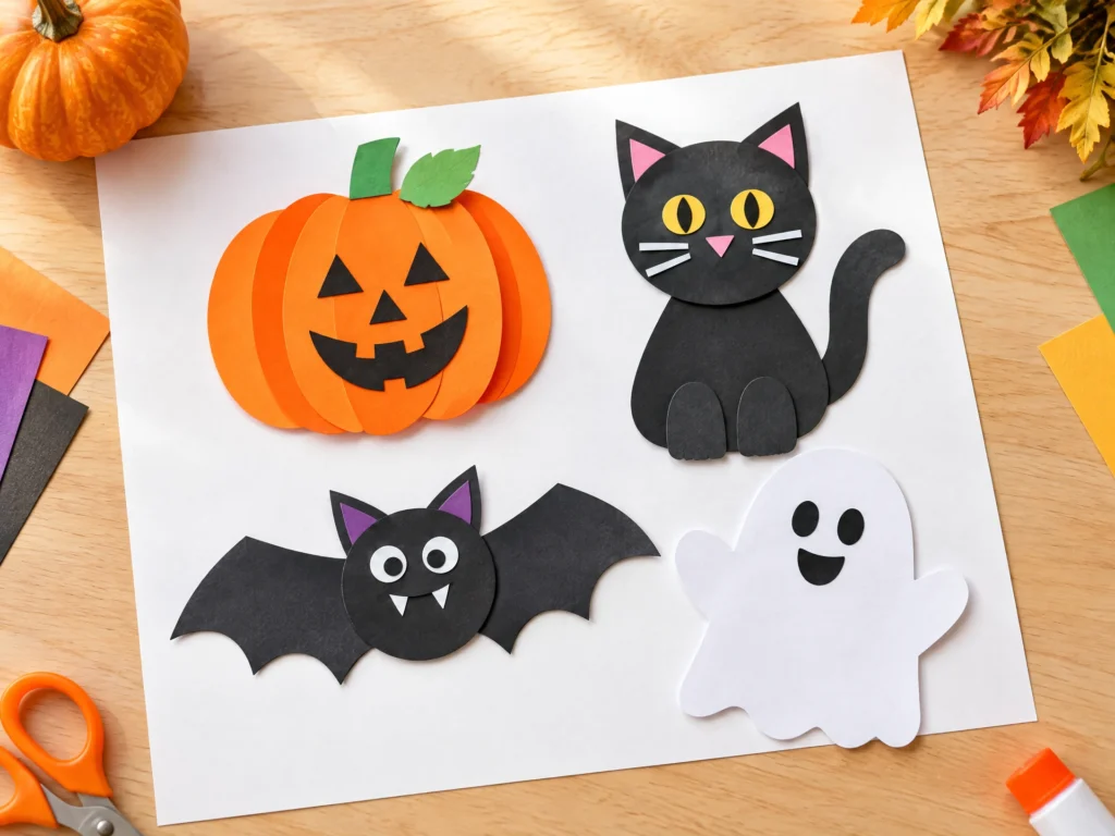 Halloween shape character craft