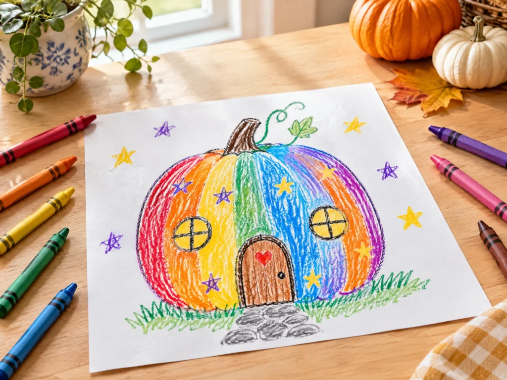 Pumpkin design challenge for kids
