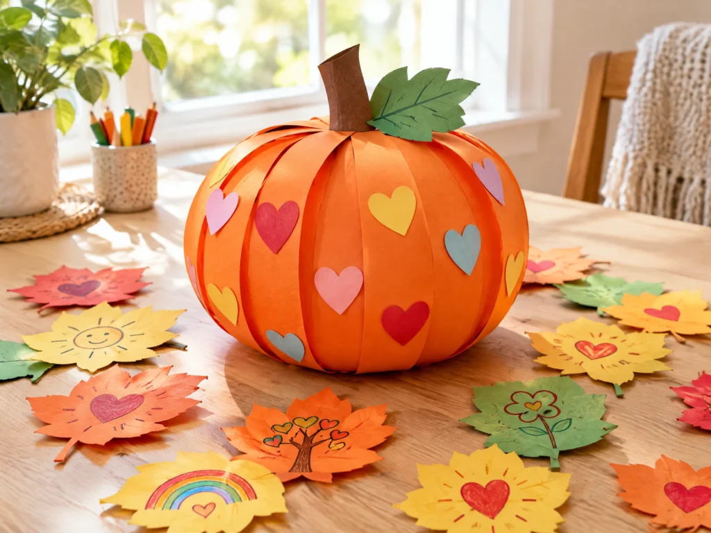 Kindness pumpkin family activity