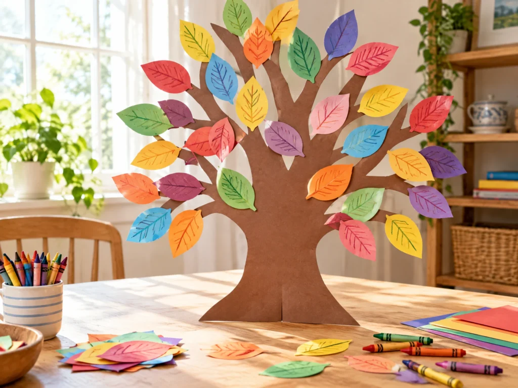 Family gratitude tree craft