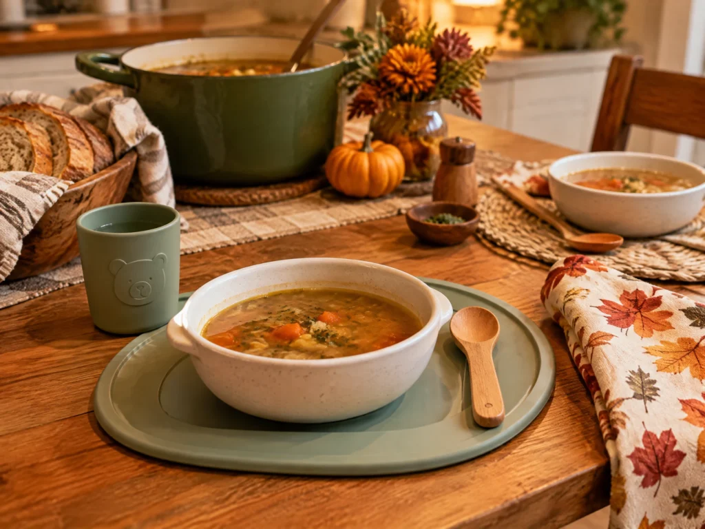 Family soup night activity
