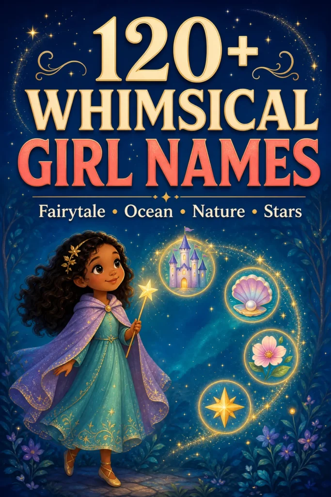 magical baby girl names sorted by fairytale, ocean, nature, and star-inspired styles