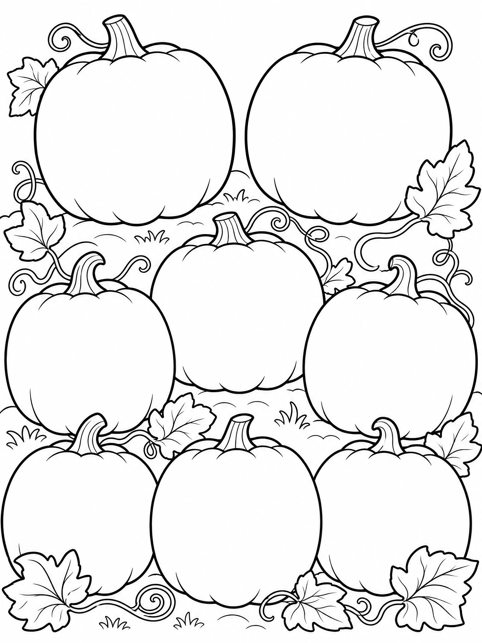 My Spooky Pumpkin Patch coloring page