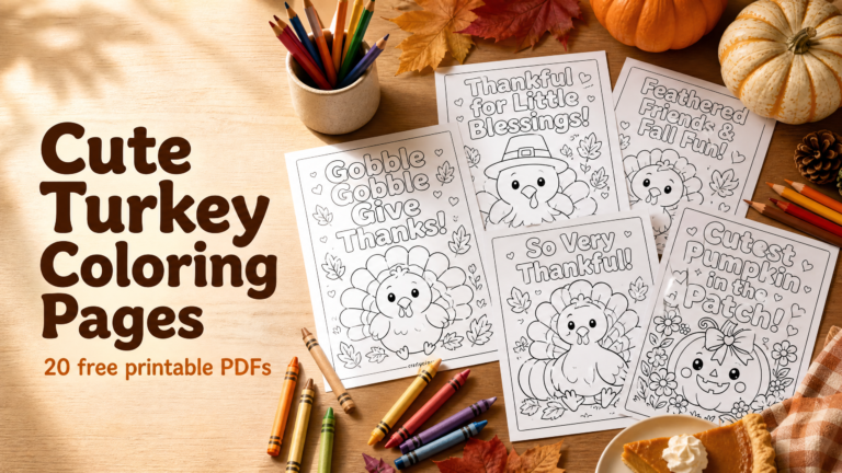 Turkey Coloring Pages