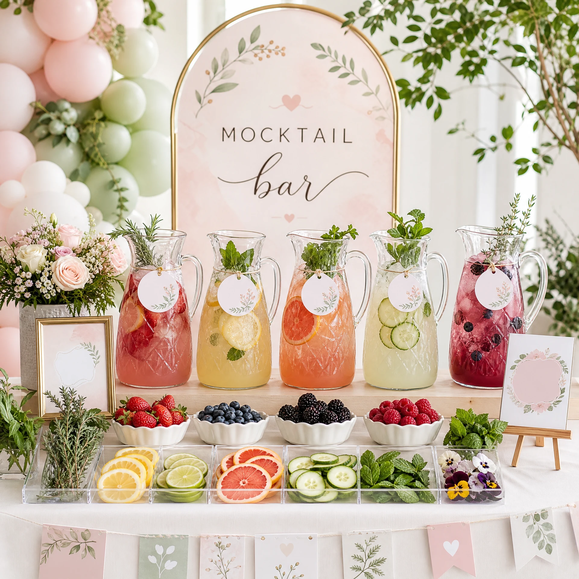 Zero-proof mocktail bar