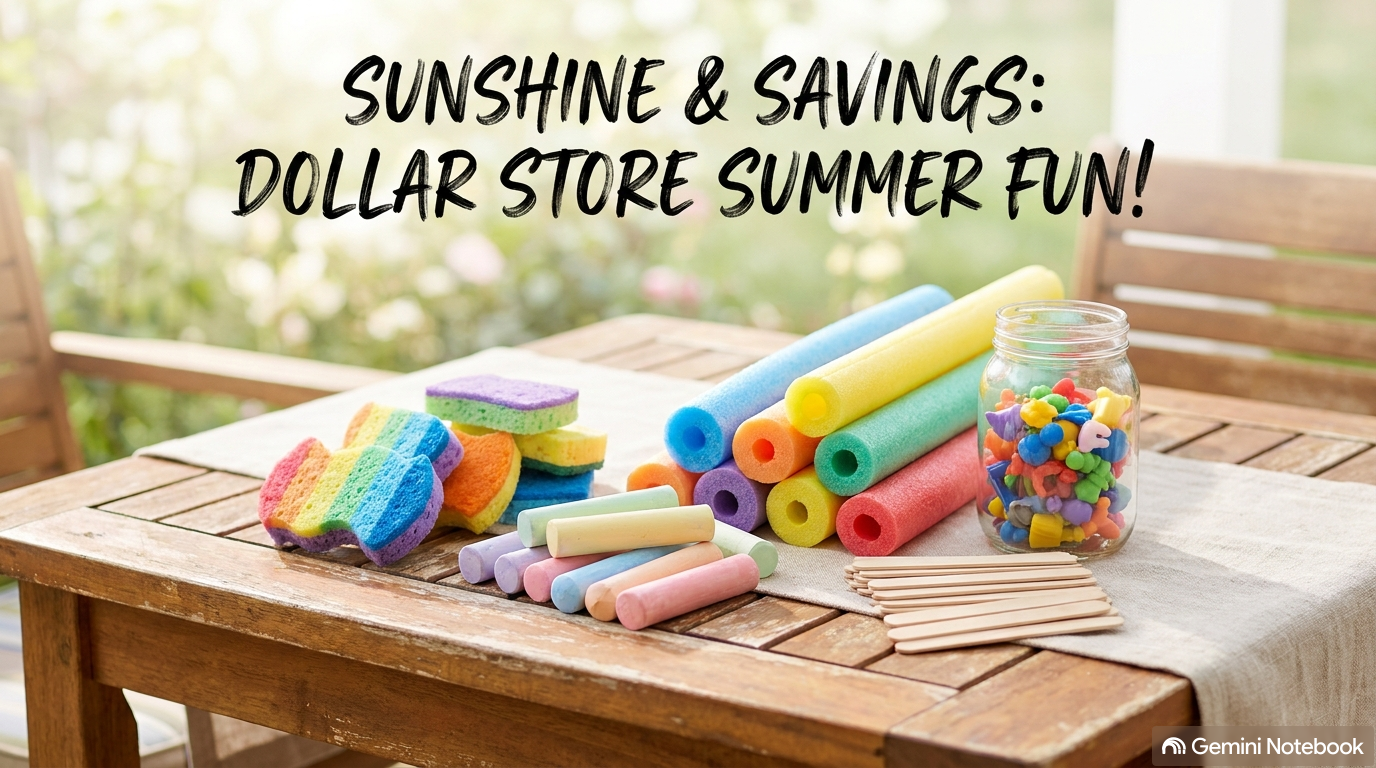 Dollar Store Summer Activities for Toddlers