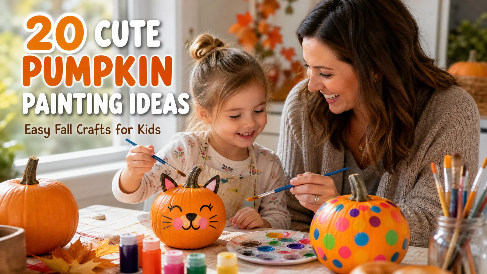 pumpkin painting ideas for kids
