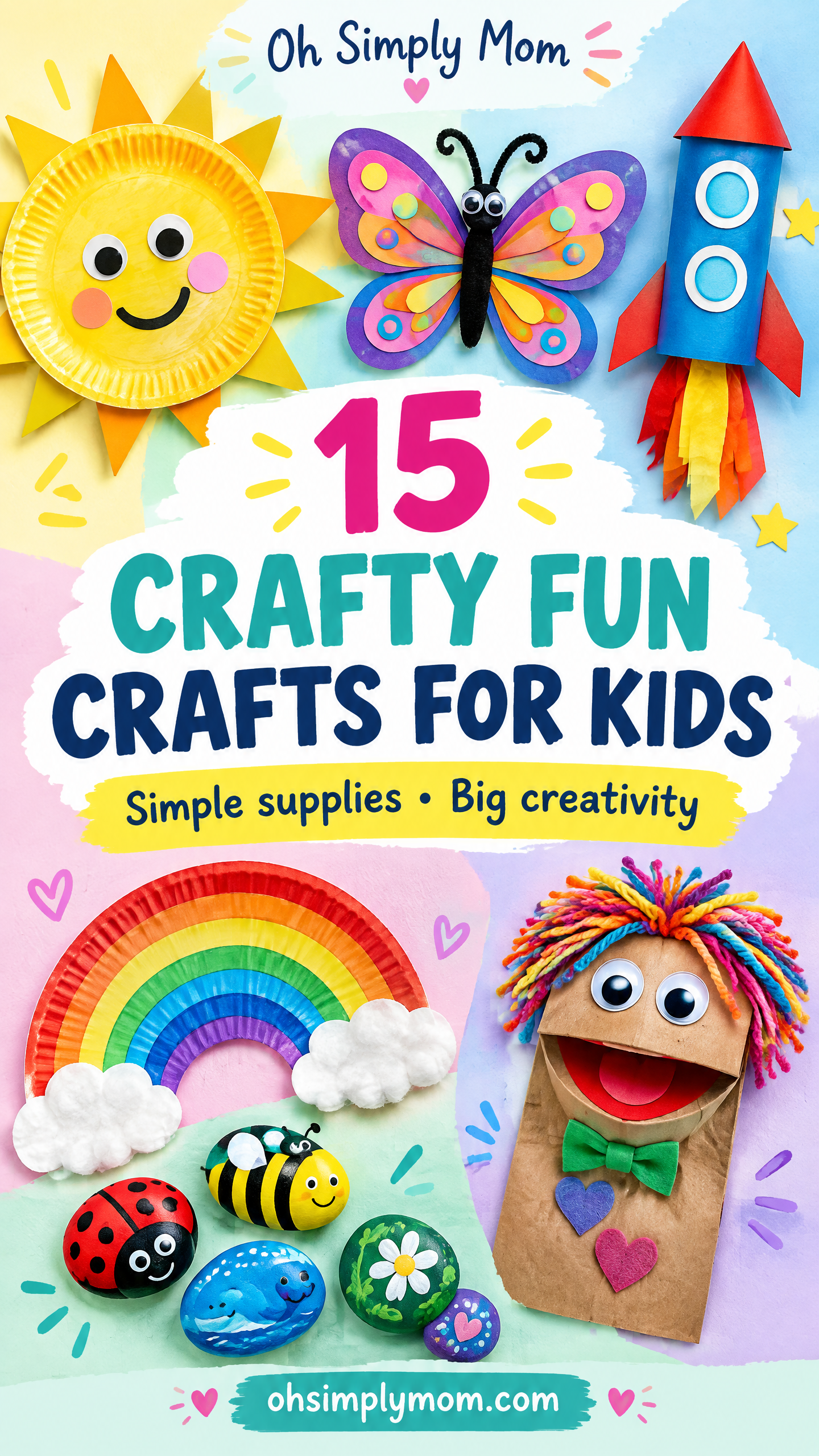15 crafty fun crafts for kids