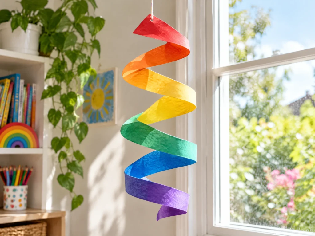 Paper wind spinner craft